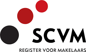 logo scvm Op deze afbeelding ziet u het logo van het register voor makelaars